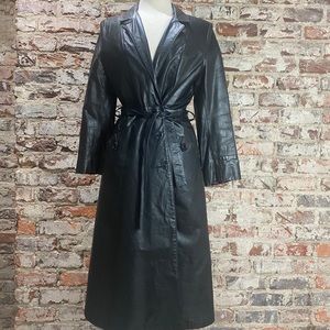 Genuine leather trench coat! Make offer!